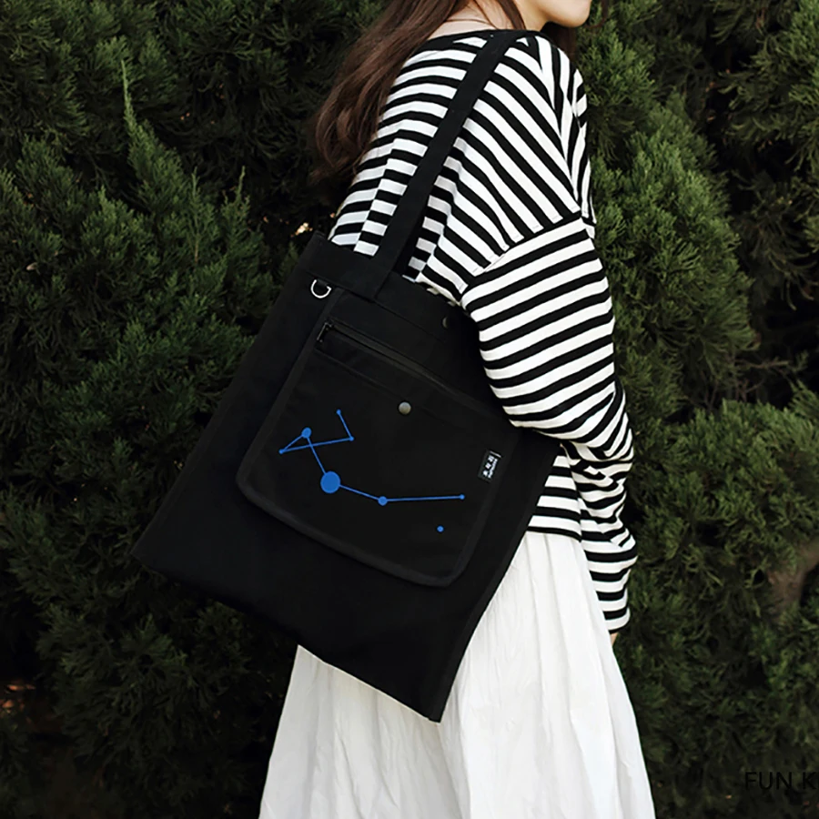 Сумка мессенджер MOREUSEE из хлопка с принтом в виде глаз для девочек|Сумки ручками| |