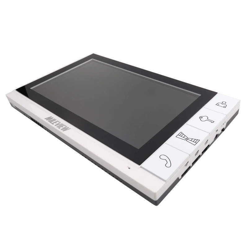 Совершенно новый проводной 9 дюймовый белый экран LCD TFT видео домофон система с