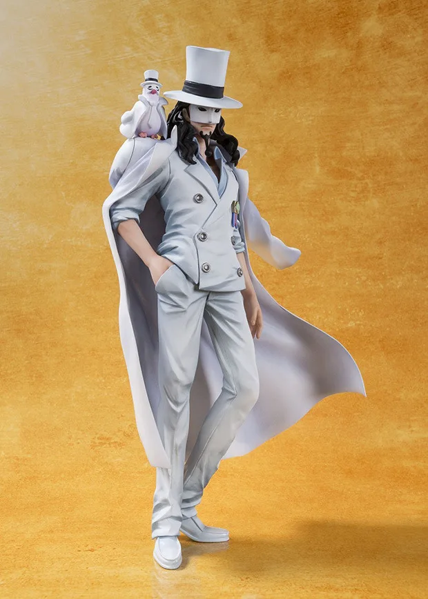 Аниме 16 см One Piece CP9 Rob Lucci Rucchi Gold Ver Luffy's Enemy PVC фигурка модель коллекционные
