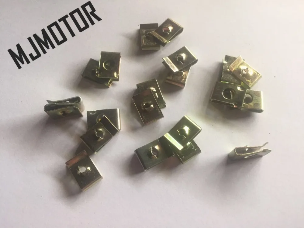 (100 шт./компл.) M5 Винты и крепежные зажимы для корпуса китайского скутера Honda yamaha QJ
