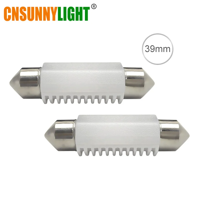 CNSUNNY светильник Высокое качество 3030 чипы C5W C10W светодиодный 31/36/39/41 мм автомобиль гирлянда светильник внутренний купол лампа для чтения белый 12V 24V