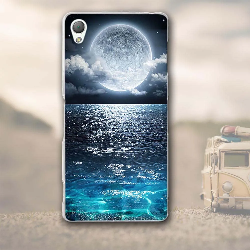 3D рельефный чехол для Sony Z3 телефона задняя крышка мягкий TPU силиконовый Fundas Shell|case