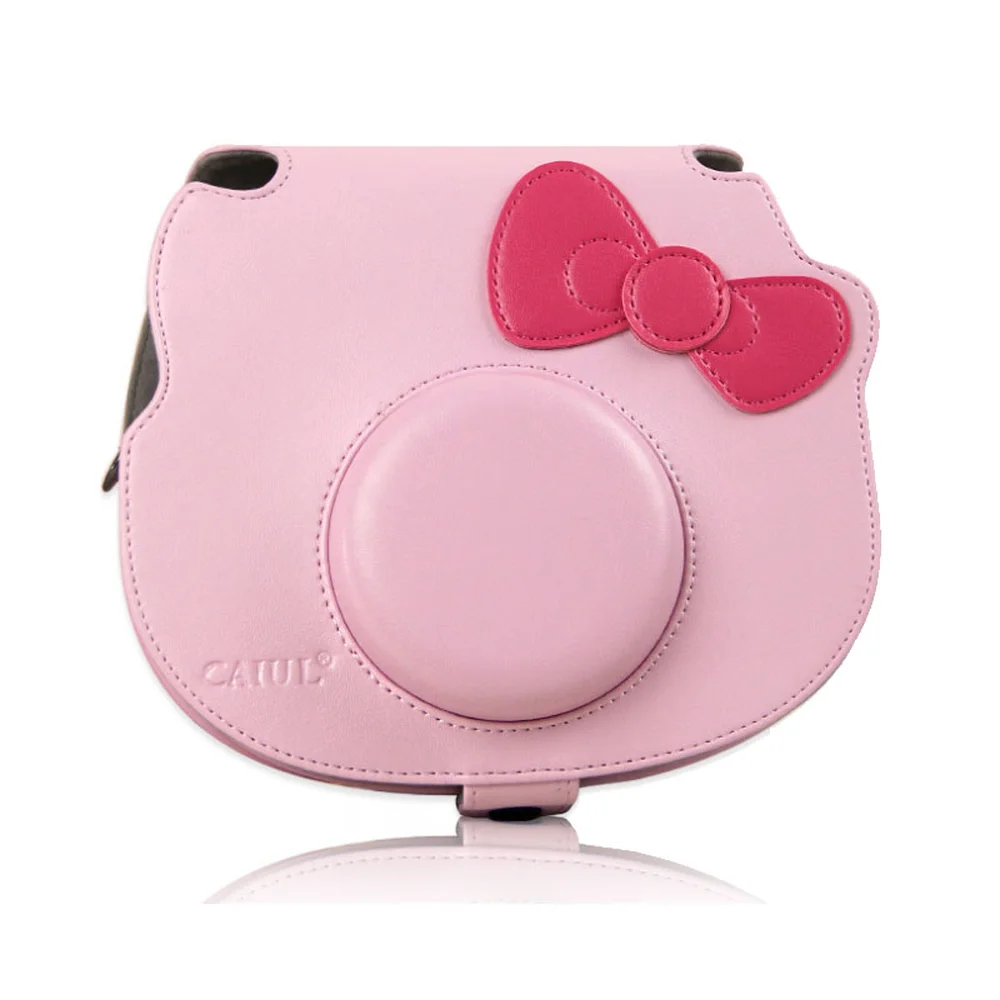 FUJIFILM мгновенная камера PU кожаный чехол сумка для Polaroid Instax Mini Hello Kitty плечевой