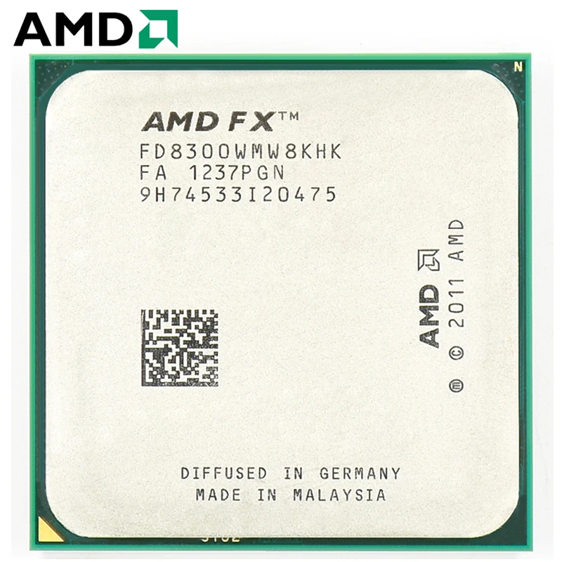 AMD FX Series 8300 Socket AM3 + 95 Вт 3 ГГц 940 pin Восьмиядерный настольный процессор fx8300 socket am3