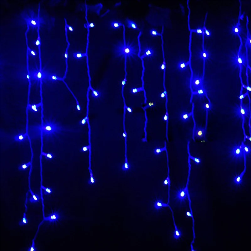 Рождественское уличное украшение 4 5 м свисающая гирлянда сосулька 0 3