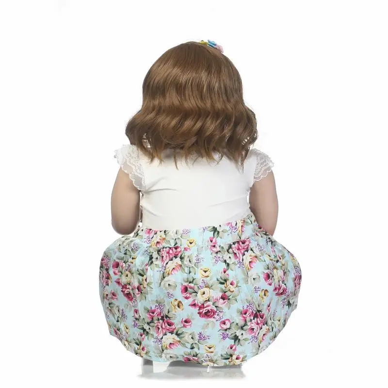 Реалистичная мягкая силиконовая кукла для новорожденных 70 см|doll soft|reborn toddler