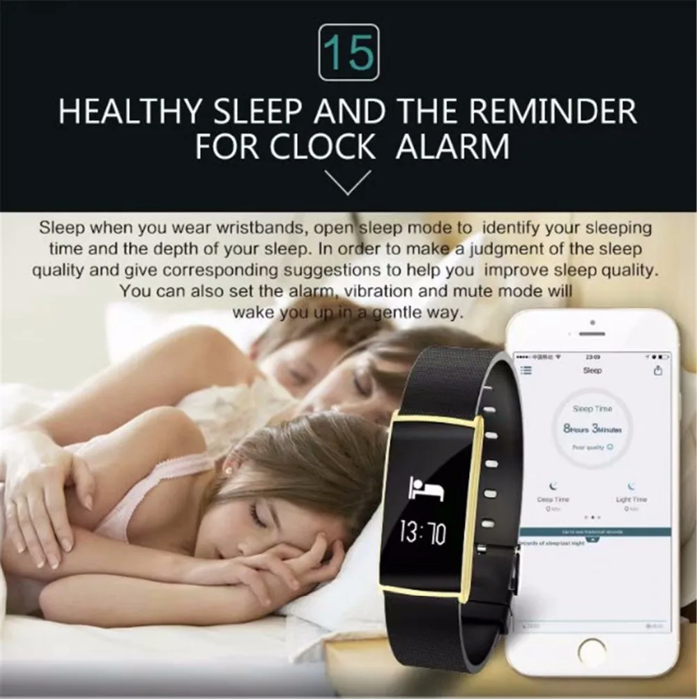 N108 large-screen smart bracelet blood pressure heart rate monitoring Bluetooth WeChat sports display step counter health | Электроника