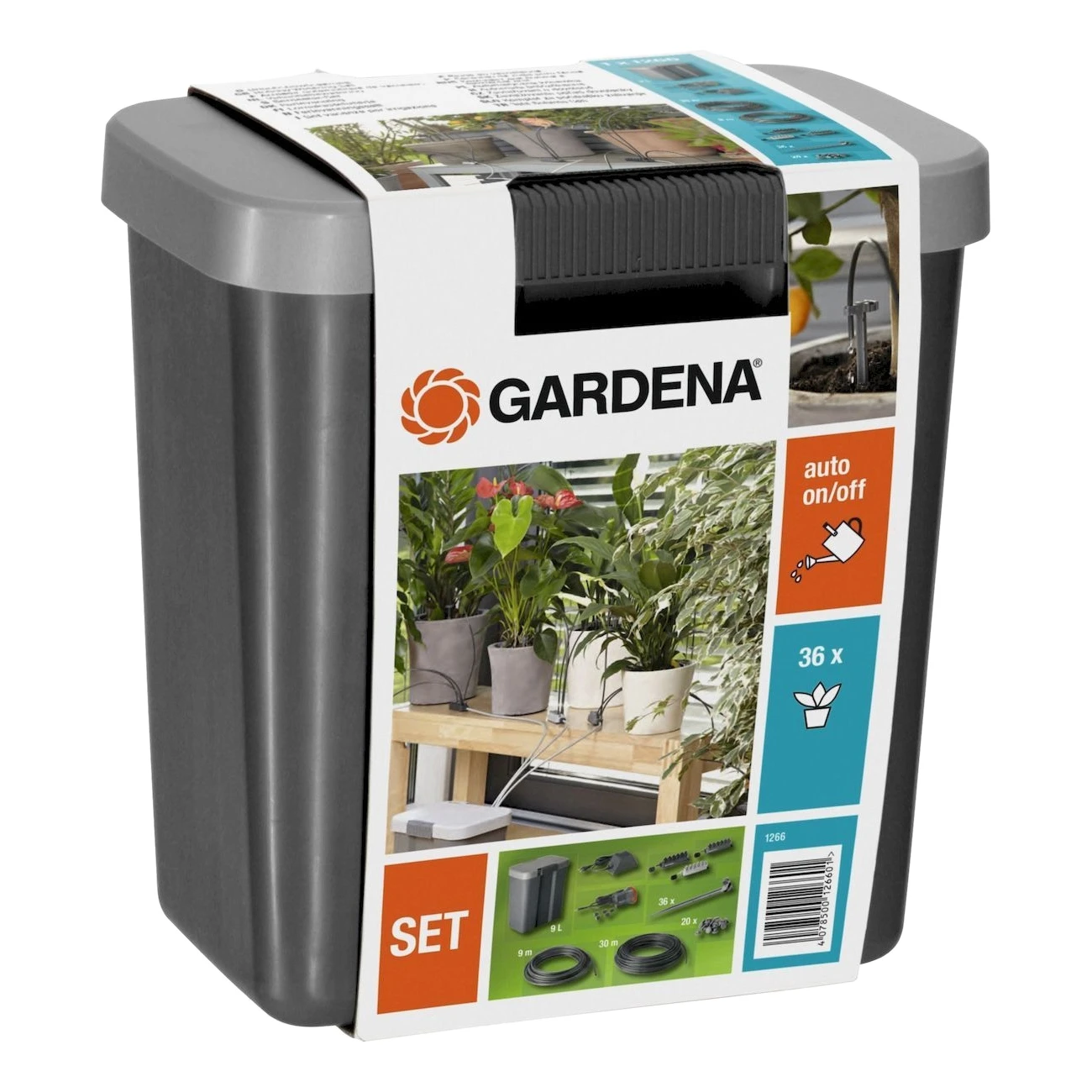 Набор поливочный GARDENA 01266 20.000.00 (Для полива до 36 горшечных растений шарнирное