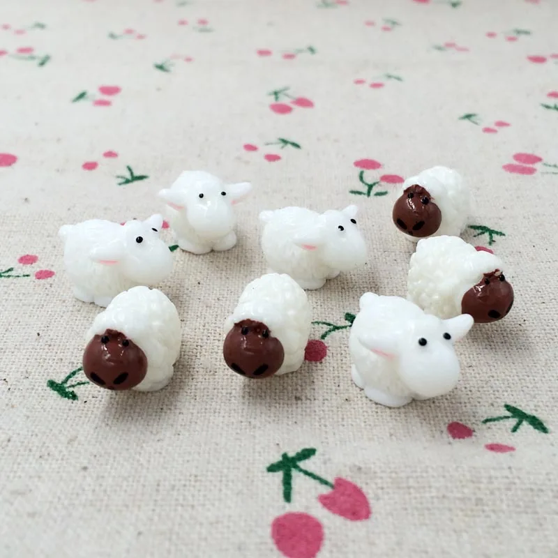 Сказочные садовые миниатюры статуэтки террариумов смешанные овечьи полимерные