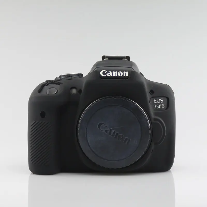 Силиконовая кожа брони чехол корпус протектор для Canon EOS Rebel T6i/Kiss X8i тела DSLR камеры только