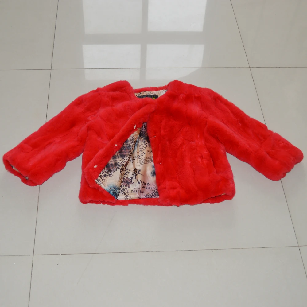 2020 Женская тонкая повседневная одежда 100% с линией натурального меха кролика