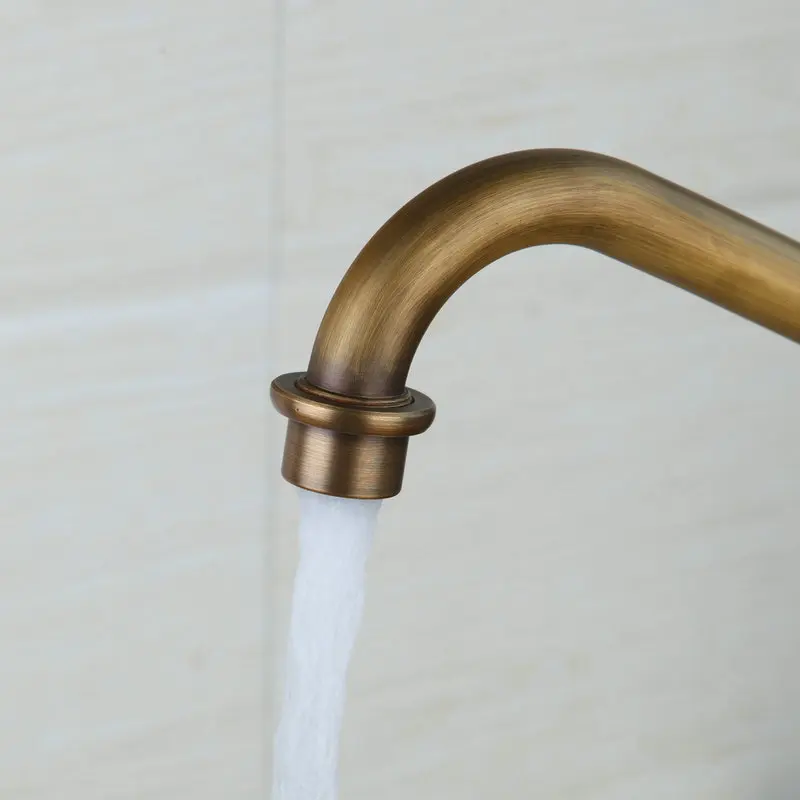 KEMAIDI ванная комната на бортике кран смеситель для раковины Высокий античная