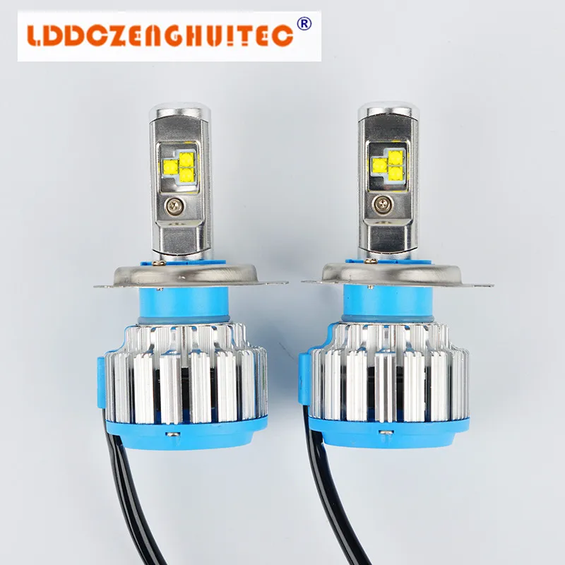 LDDCZENGHUITEC H4 H7 9005 Автомобильные светодиодные фары высокой мощности Авто 3 Hi/lo HB2 9003