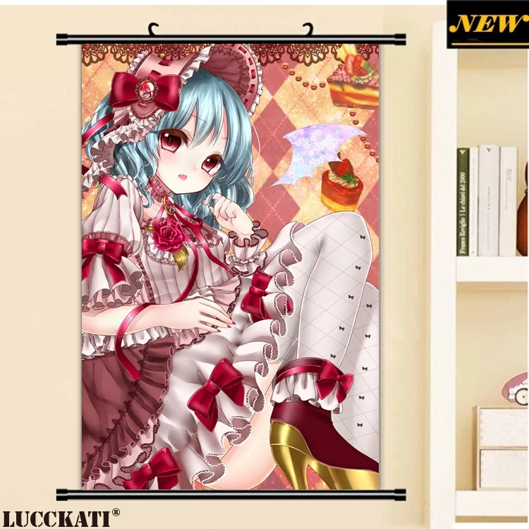 40X60 см ZUN Touhou проект Ремилия Скарлет крылья верблюжья лапка лоли мультфильм аниме