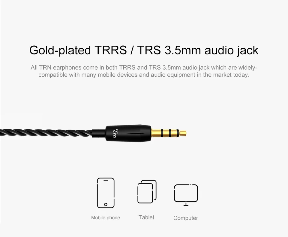 TRN V30 2BA+ 1DD гибридные наушники в ухо IEM HIFI Monito спортивные наушники 3 привода ушные вкладыши гарнитура 2Pin Съемная TRN V80 ZS10/ZSN