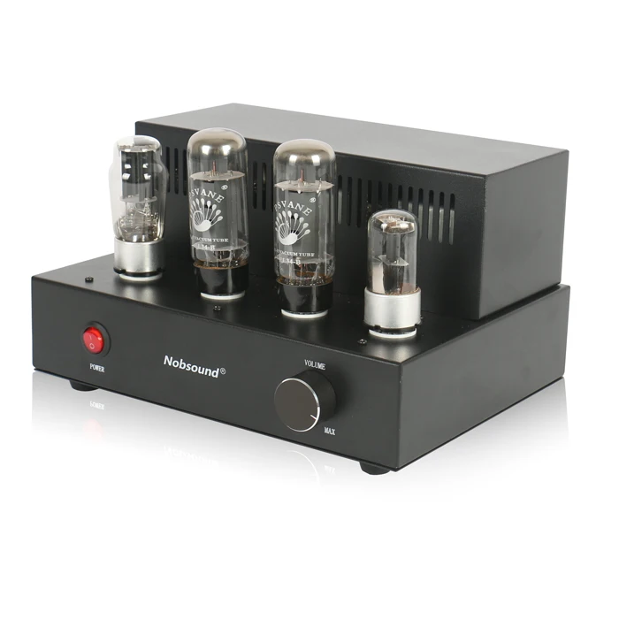 Nobsound EL34 вакуумный ламповый усилитель HiFi одиночный класс А ручной работы Настольный стерео усилитель мощности