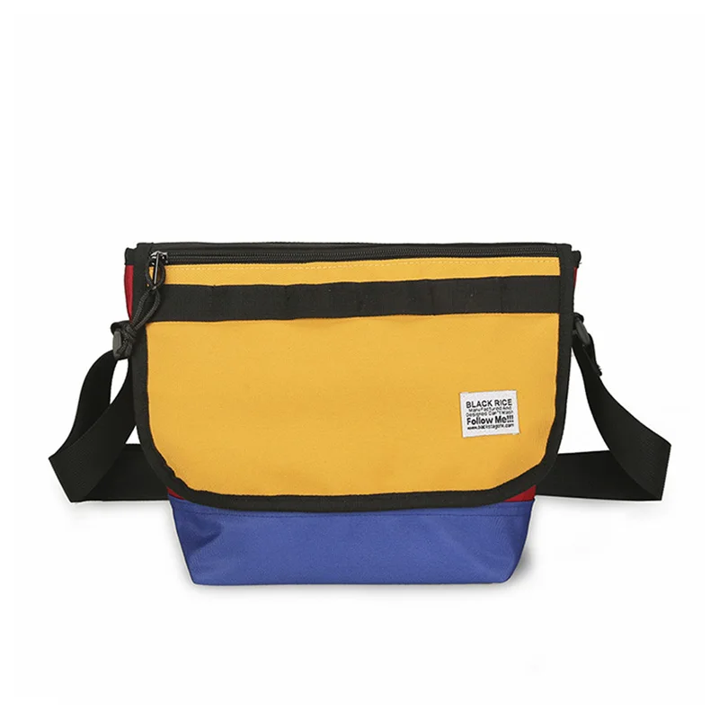 Мужская и женская сумка мессенджер для подростков прочная Оксфорд