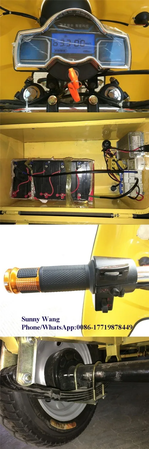 Бесплатная доставка Электрический трехколесный велосипед для пассажиров с