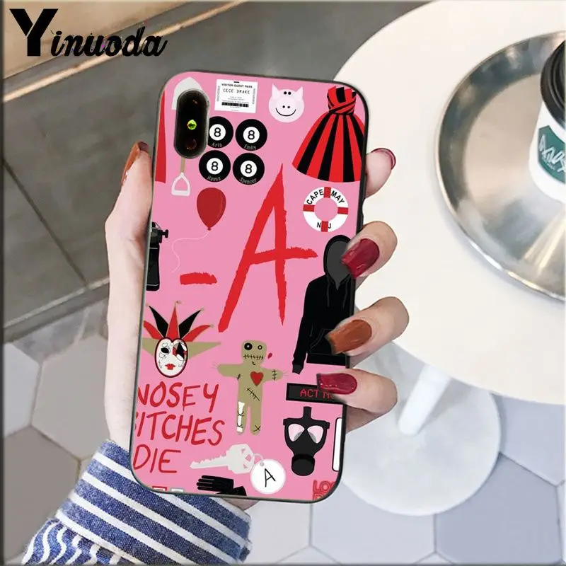 Yinuoda надписью Pretty Little Liars и PLL для телефона с ТВ шоу аксессуары чехол Apple iPhone 8 7 6 6S Plus