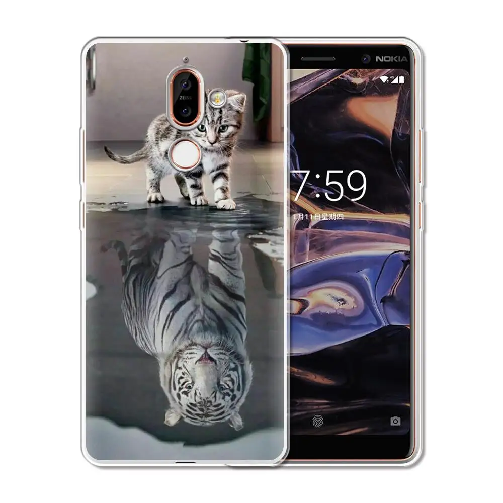 8091 Стильная футболка с изображением персонажей видеоигр чехол для Nokia для девочек 2, 3, 4, 5, 6, 7, Мягкая силиконовая задняя крышка для Nokia 2,1 2,2 3,1 3,2 4,2 5,1 6,1 7,1 плюс Чехол - Цвет: 8091
