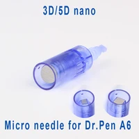 50pieces 3d5d nano bayonet cartridges for dr pen a6 anti aging micro needles replaced cartridge for meso derma pen dermaroller
