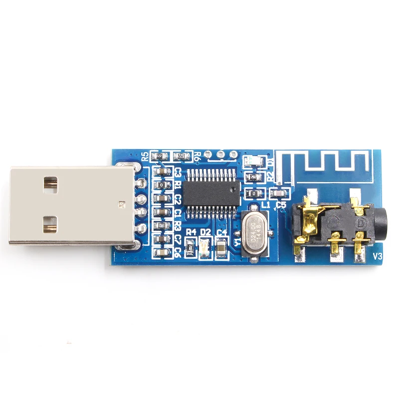 USB Bluetooth 4 0 аудио приемник беспроводной модуль голосовой плеер со светодиодным