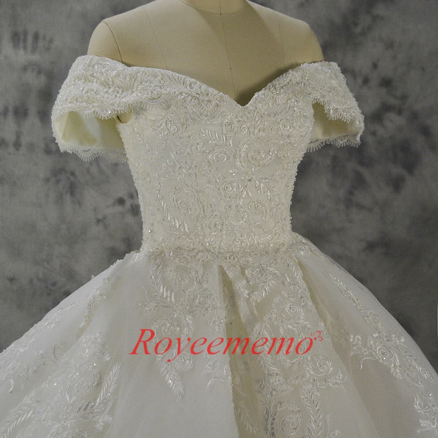 Vestido de Noiva new lace ball gown wedding dress off the shoulder sleeves custom made factory wholesale price | Свадьбы и торжества