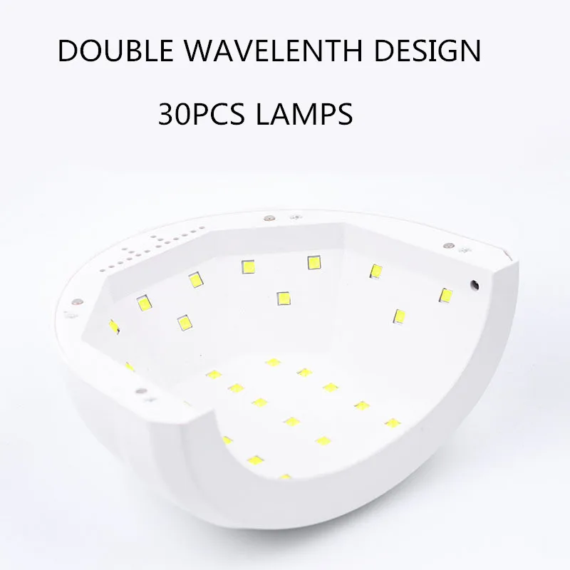 Профессиональная УФ Светодиодная лампа 24 Вт/48 Вт Сушилка для ногтей Гель лак