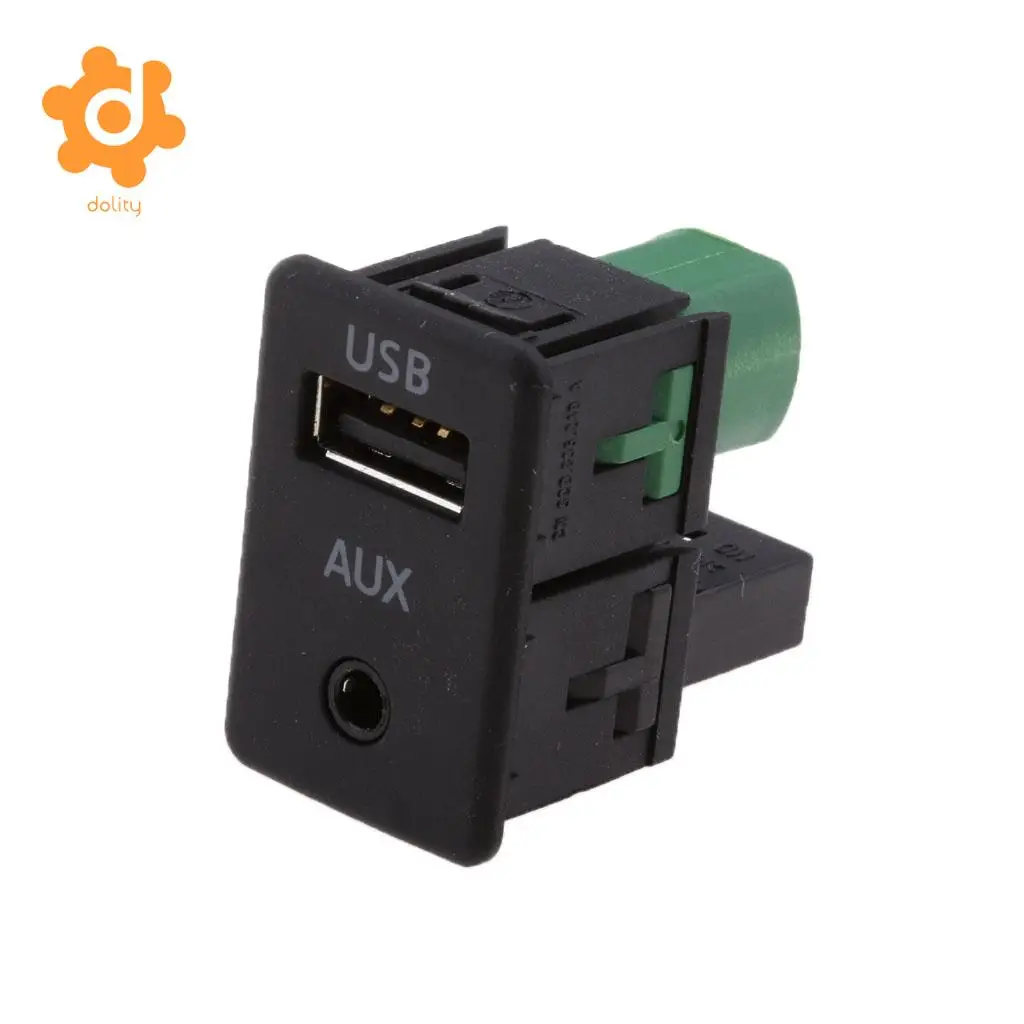 Dolity Автомобильный USB AUX аудио вход кабель адаптер штекер комплект для VW Passat B6 B7 CC