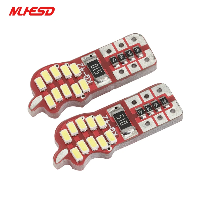 100PCS/Lot T10 Led 3014 20SMD 168 W5W 194 LED Lamp Car Light Door Bulb Super Bright Clearance Lights DC 12-24V Lighting Source | Автомобили