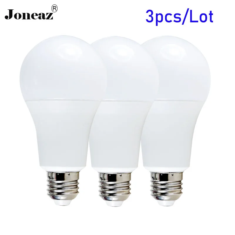 Лампадин Светодиодная лампа E27 B22 220 V bombillas 3 W 5 7 9 12 15 18 ledlamp люстра ампул для дома