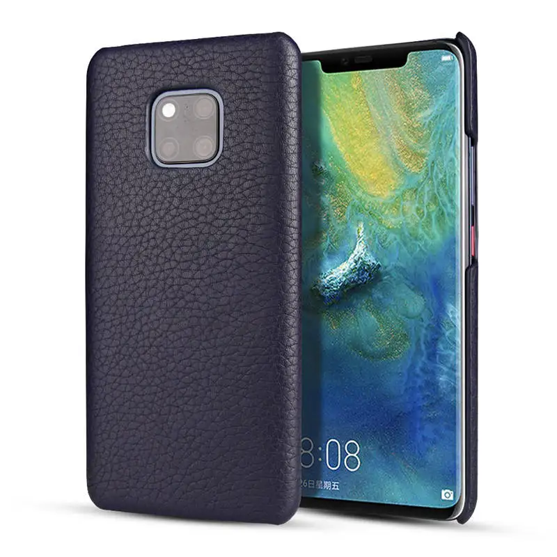 Чехол MAKEULIKE из натуральной кожи для huawei mate 20 Pro, Роскошный чехол для телефона с личи, чехол для huawei mate 20 20X 20Pro