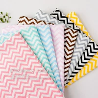160x50cm basic candy colored stripes wave cotton fabric twill diy childrens bedding cloth 180gm