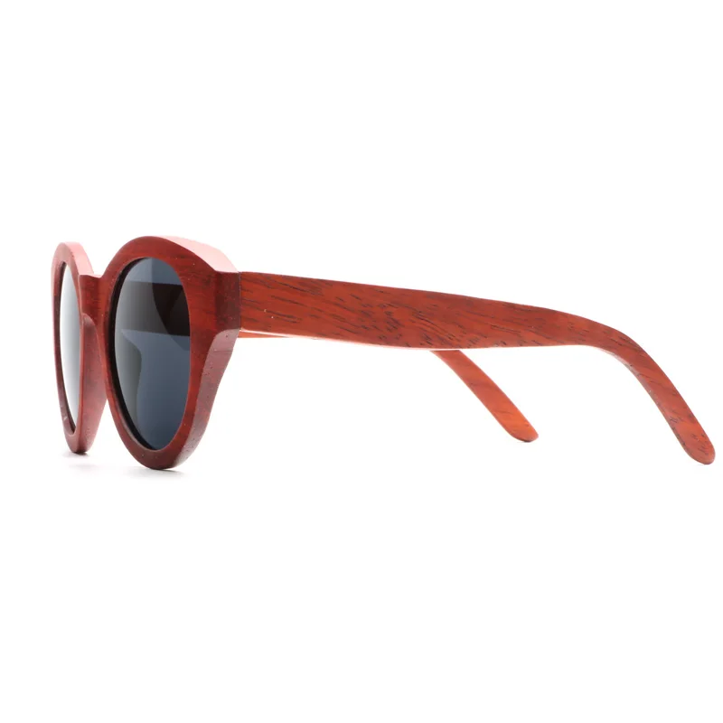 Ablibi бамбуковые деревянные красные поляризованные солнцезащитные очки для