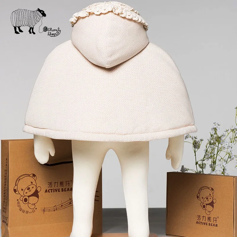 Новорожденных для маленьких девочек зимние органический хлопок Зимние теплый