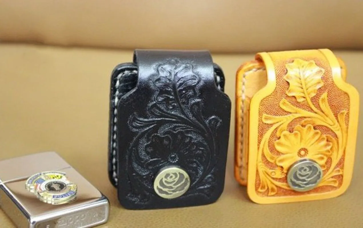 Японское стальное лезвие штампованный стальной перфоратор чехол для Zippo