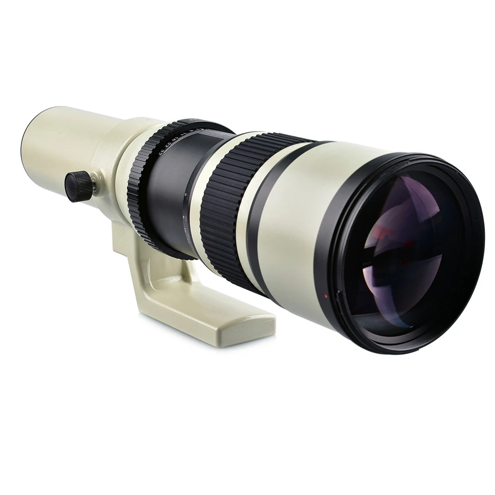 500 мм F/6,3 телеобъектив с фиксированным фокусом+ T2 переходное кольцо для DSLR Canon Nikon Pentax Olympus Fuji sony A6500 A7III/GH4 GH5