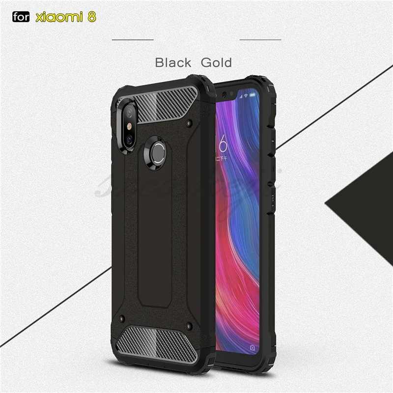 Чехол для Xiaomi mi 8 mi 8SE mi 8 Lite Diamond Armor ударопрочный гибрид жесткий и прочный резиновый чехол для Xiaomi mi 8 SE