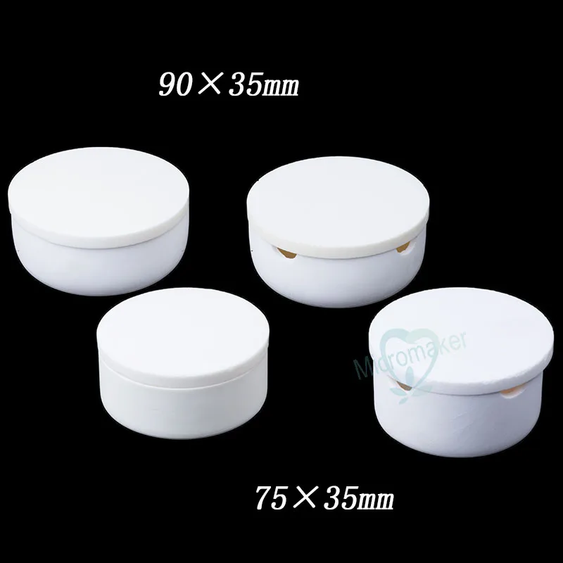 

High Quality Dental CAD Crucible For Zirconia Crowns Sintered Round Shaped 75mm/90mm Crucible