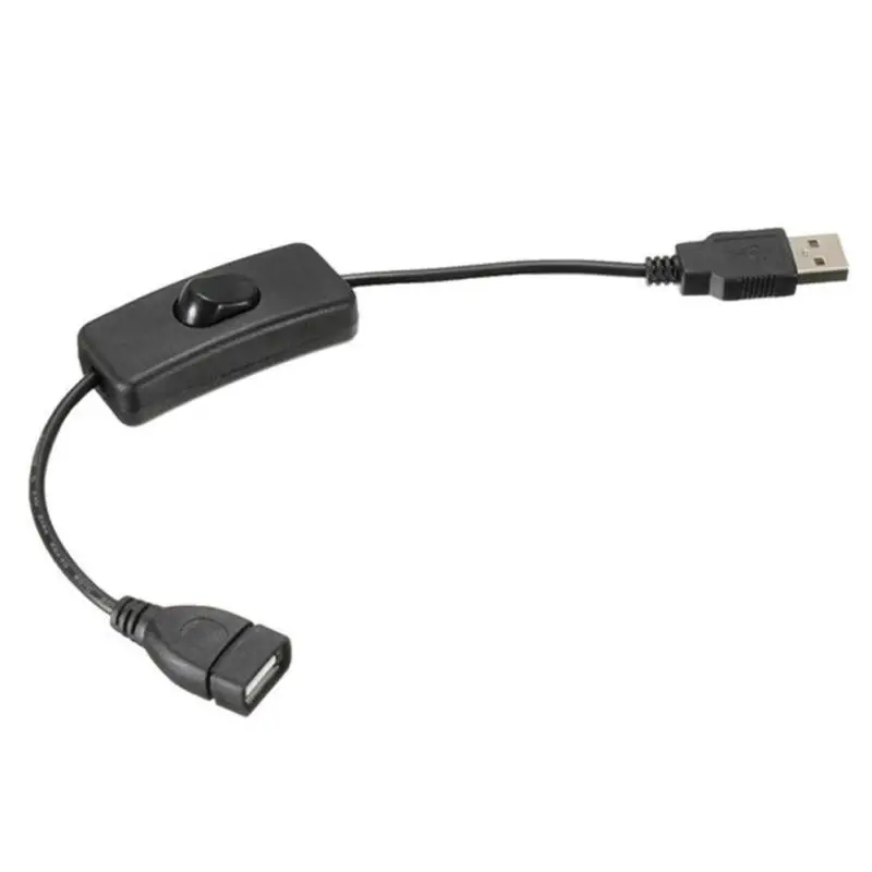 USB Мужской к женскому удлиненному кабелю w/вкл/выкл тумблер вентилятор с лампами линия управления потребительские аксессуары