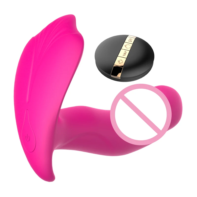 Беспроводной фаллоимитатор с дистанционным управлением FOX Вибраторы для точки G