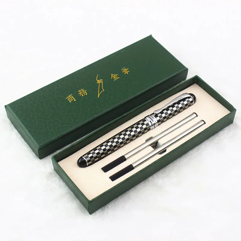 

jinhao X750 Luxury Metal Roller Ball Pen with 0.7mm Black Ink Refill Ballpoint Pens Signature pen for Christmas Gift