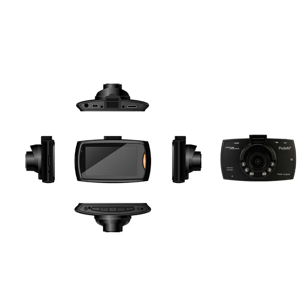 Podofo Мини Автомобильный видеорегистратор G30 Full HD 1080P камера с датчиком движения ночное видение g-сенсор Dashcam регистратор видеорегистраторы