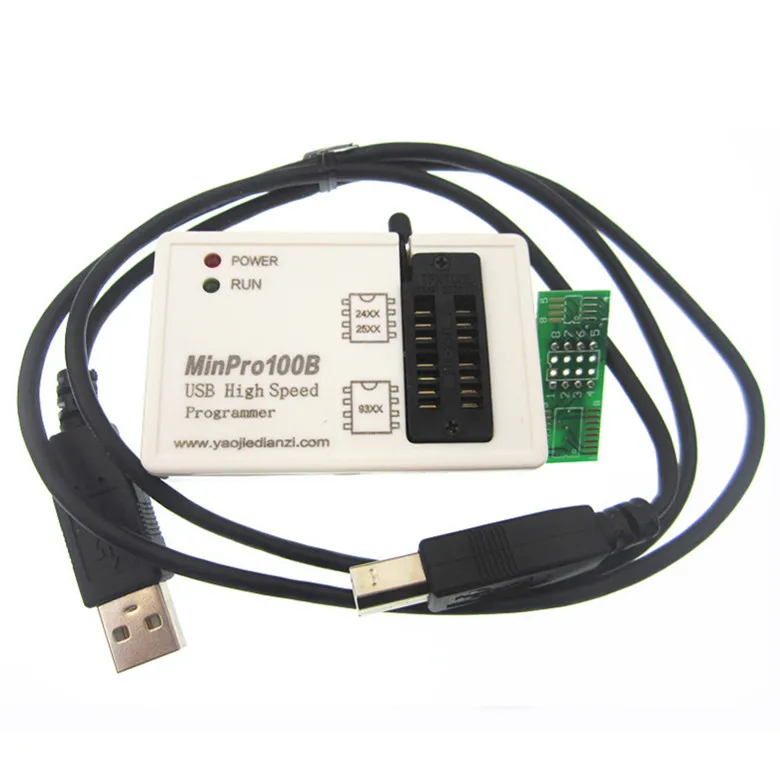 Новый программатор BIOS MinPro100E 100B флеш память SPI 24/25/95 чтение и запись USB горелка
