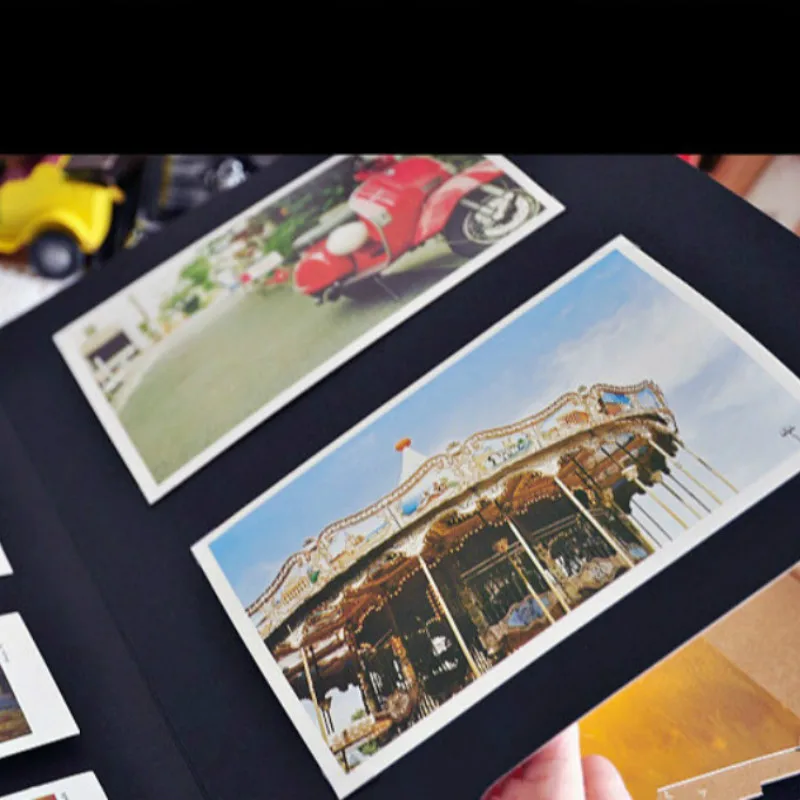 Большой альбом из воловьей кожи A4 в стиле ретро ручной работы фотоальбом для