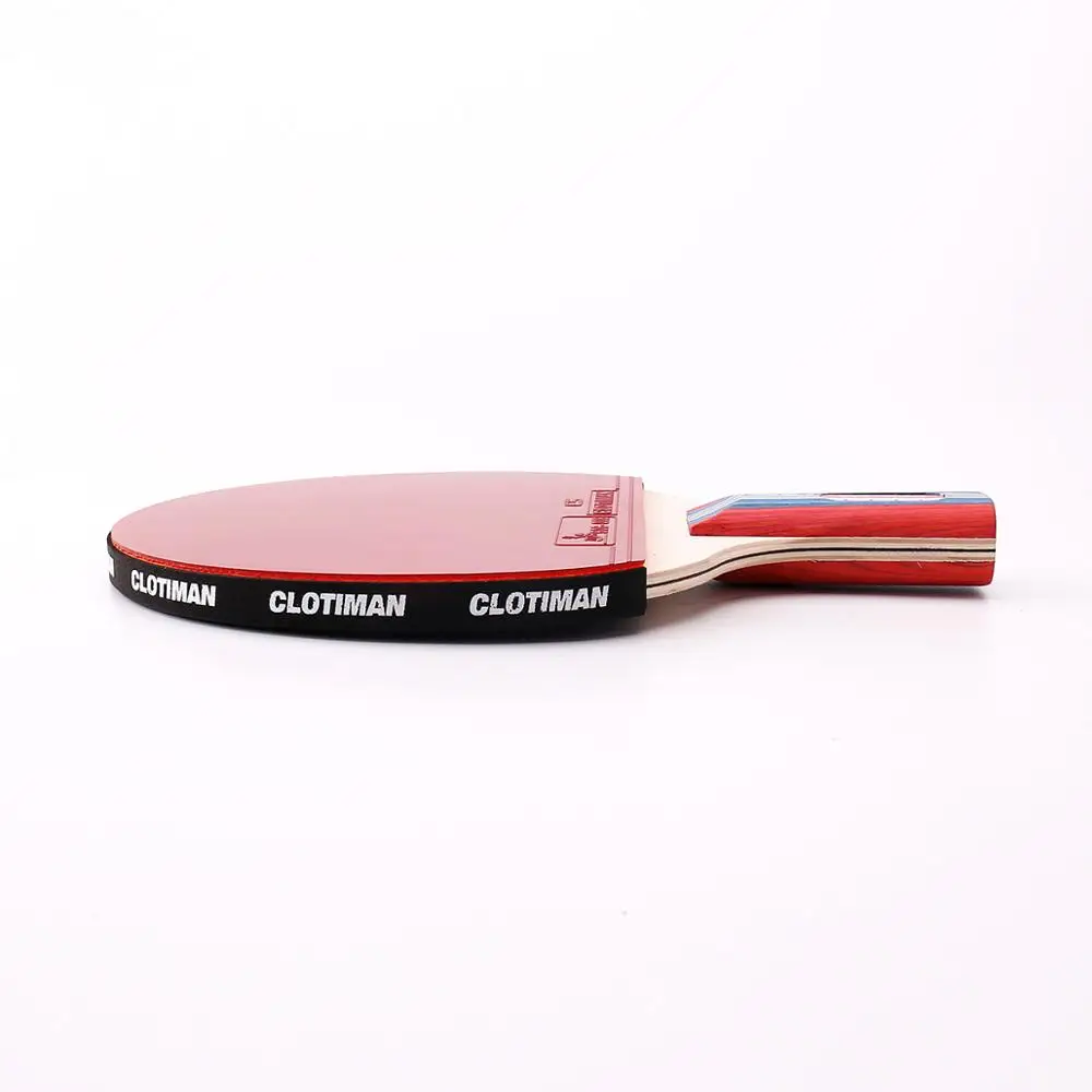Professional Carbon Fiber Table Tennis Racket Blade Rubber With Double Face Pimples In | Rackets