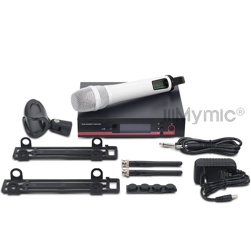 

White Color !! 100% Top Quality 135 G3 Hot Sales Wireless single handheld mic UHF/PLL Wireless Microphone system for Stage