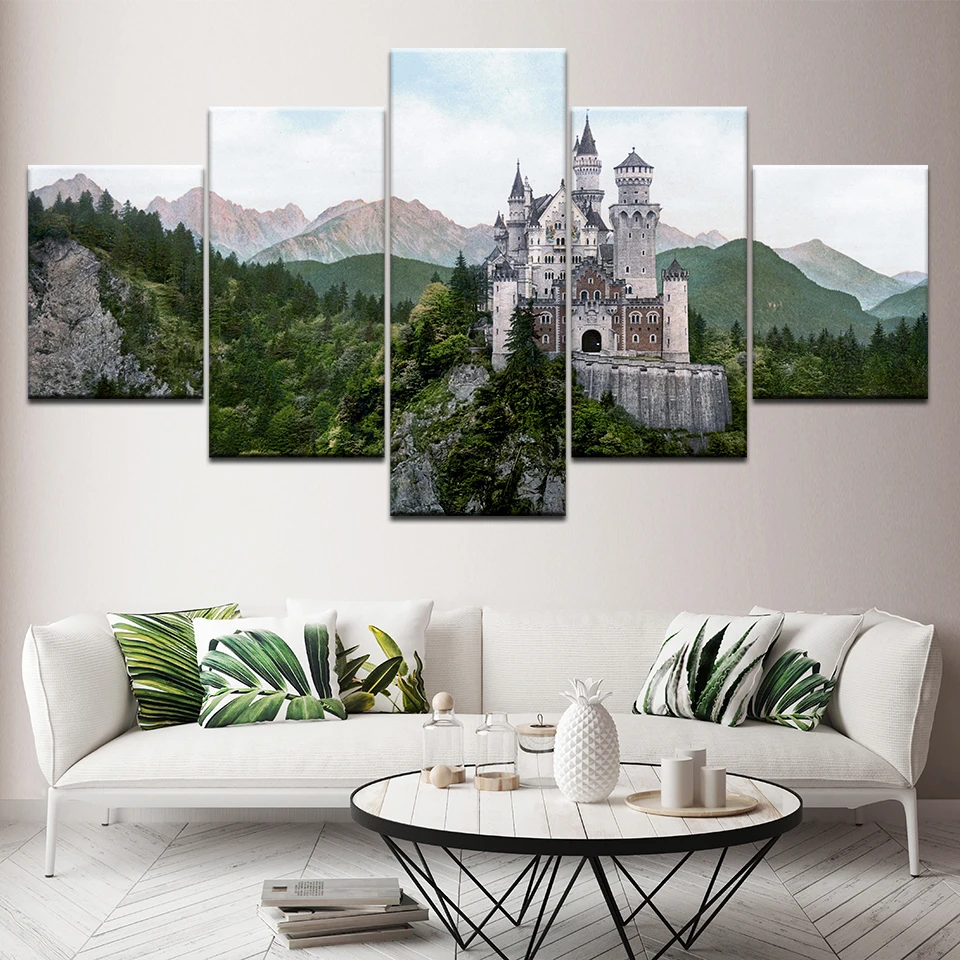 Заголовки в Твиттере 5 шт. холст обои современный плакат модульная