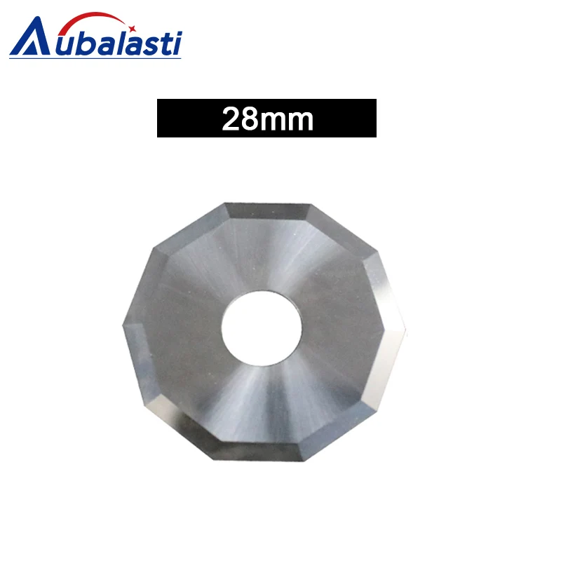 decagon 28mm Поперечный роторный резак из вольфрамовой стали для резки вибрирующих ножей из натуральной кожи, лист ПВХ - Цвет: decagon 28mm
