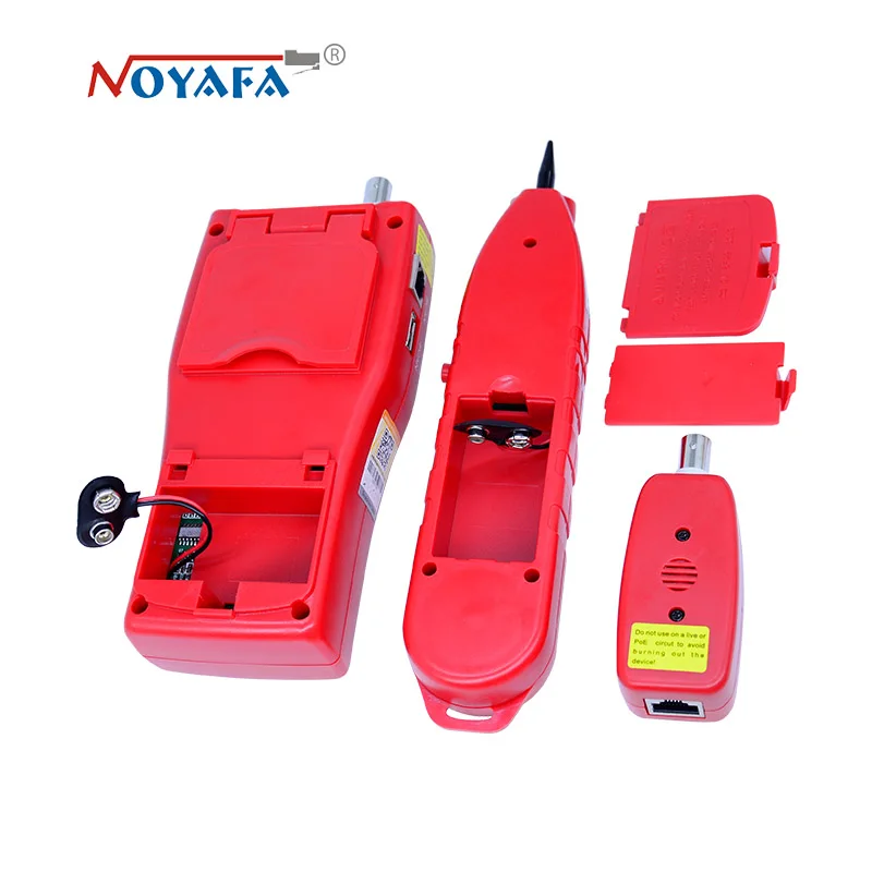 Unique Network monitoring cable tester LCD NF-308 Wire Fault Locator LAN Network Coacial BNC USB RJ45  RJ11 red color NF_308